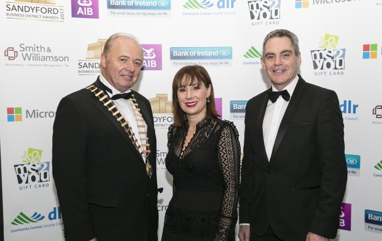 Pat Neill - President - DLR Chamber, Josepha Madigan TD, Supt. Martin Fitzgerald – Dún Laoghaire Gardaí  