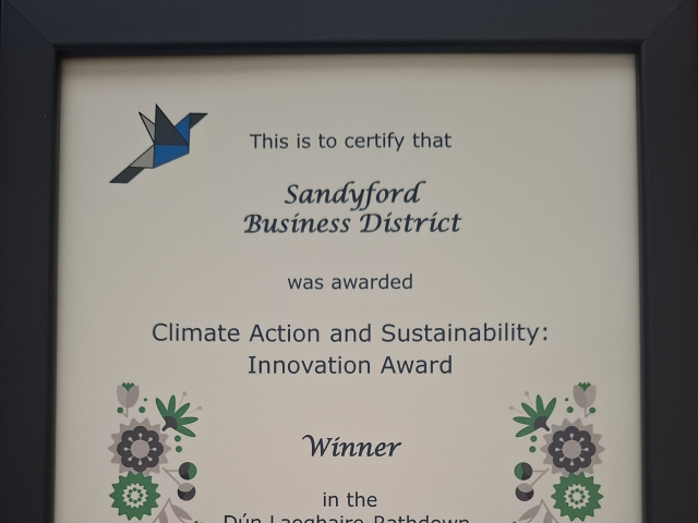 SBD wins Climate & Sustainability Award at DLR Tidy Districts Awards