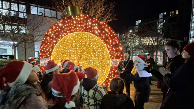 Official launch for Christmas Lights in the district 