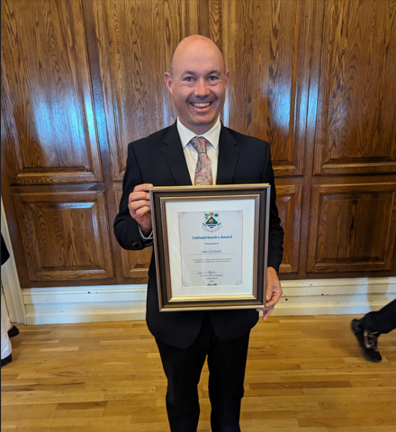 Sandyford Business District CEO Ger Corbett receives Cathaoirleach’s Award