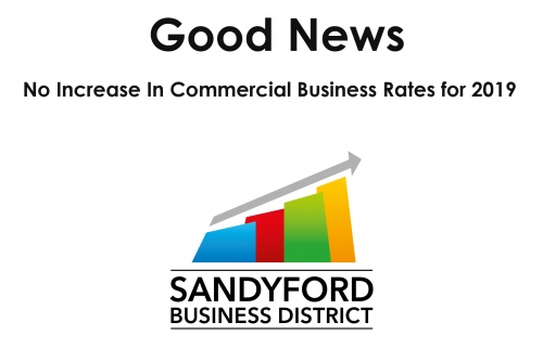  No Increase in Commercial  Business Rates for 2019