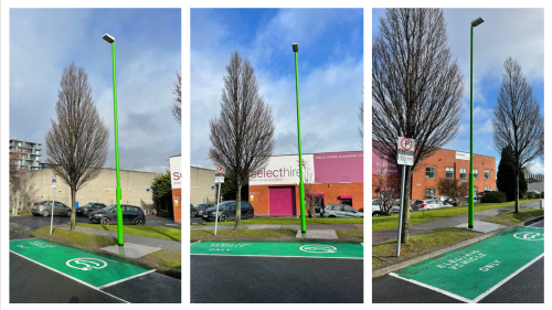 EV Charging Points on Three Rock Road