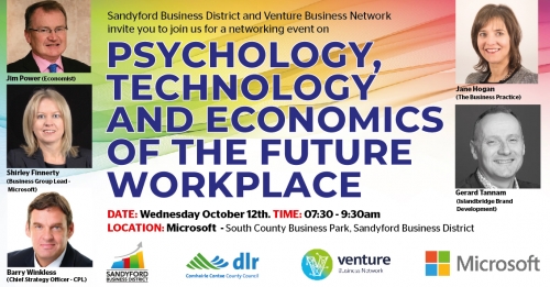 Sandyford Business District Networking Event in Microsoft October 12th 