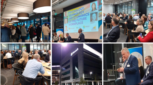 Sandyford Business District Breakfast Networking Event in Microsoft: ” Psychology, Technology and Economics of the Future Workplace”