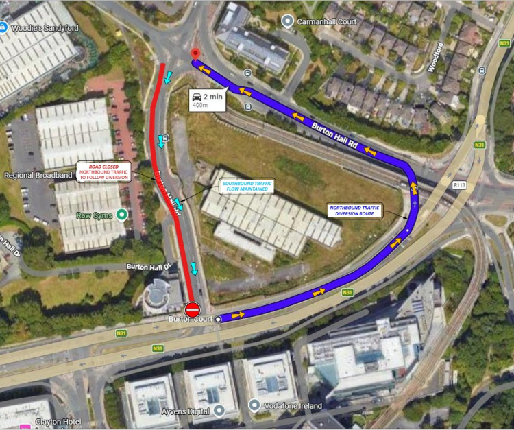 Notice of Temporary Road Closure – Burton Hall Road (SLIP ROAD ONLY!) 