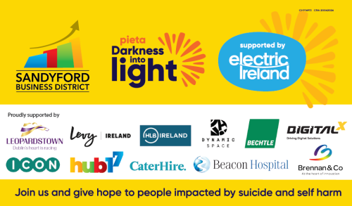 SBD and Pieta Darkness into Light Walk - Leopardstown Racecourse May 11th Sign up NOW!!
