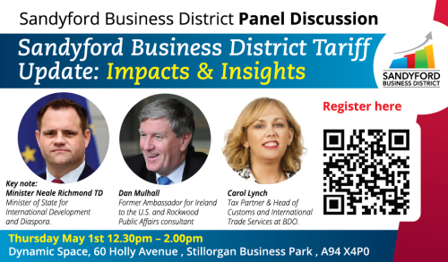 INVITATION: Tariff Update: Impacts & Insights for Sandyford Business District