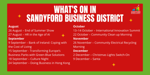 What's on in Sandyford Business District