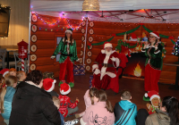 Santa’s and his elves visit the district gallery image thumbnail