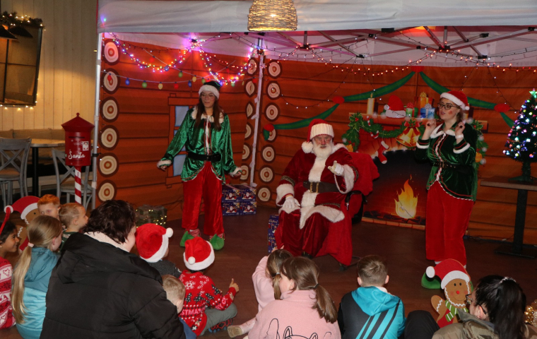 Santa’s and his elves visit the district gallery image