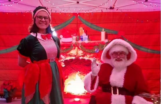 Santa and his Elves visit over 150 Children in HUB17