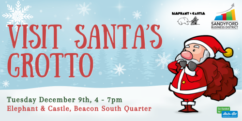 Visit Santa's Grotto on Tuesday December 9th 