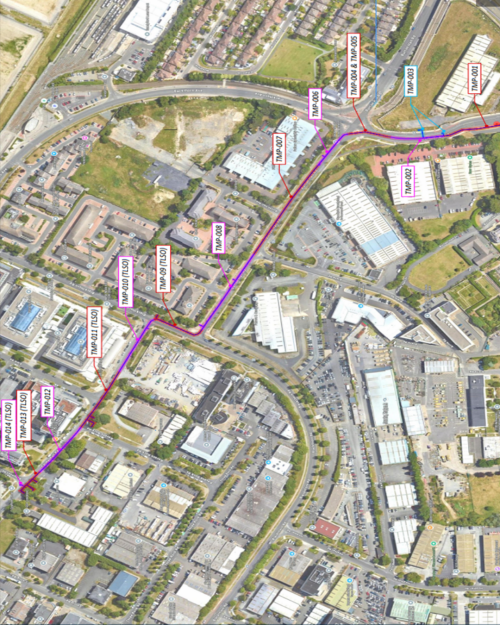 Uisce Eireann Works: Traffic Management in The District 