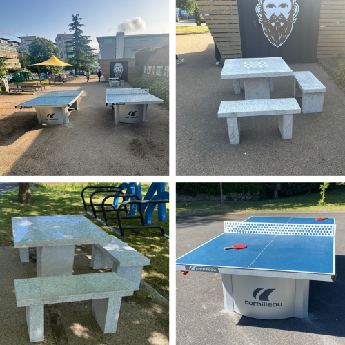 Newly Installed: Table Tennis & Chess Tables
