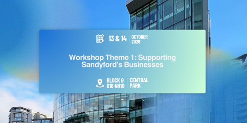 Workshop Theme 1: Supporting Sandyford’s Businesses