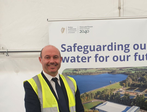 CEO of Sandyford Business District, Ger Corbett at the opening of Stillorgan Reservoir May 2022