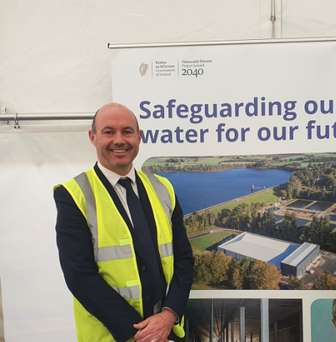 CEO of Sandyford Business District, Ger Corbett at the opening of Stillorgan Reservoir May 2022