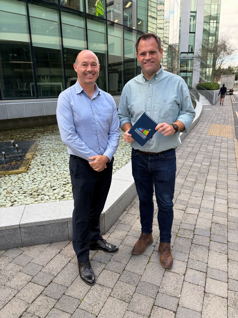 CEO, Ger Corbett, met with Minister Neale Richmond TD to discuss SBD’s priorities for next year’s Budget gallery image
