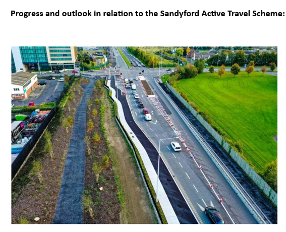 Letter from DLRCC re key infrastructure projects in Sandyford Business District gallery image