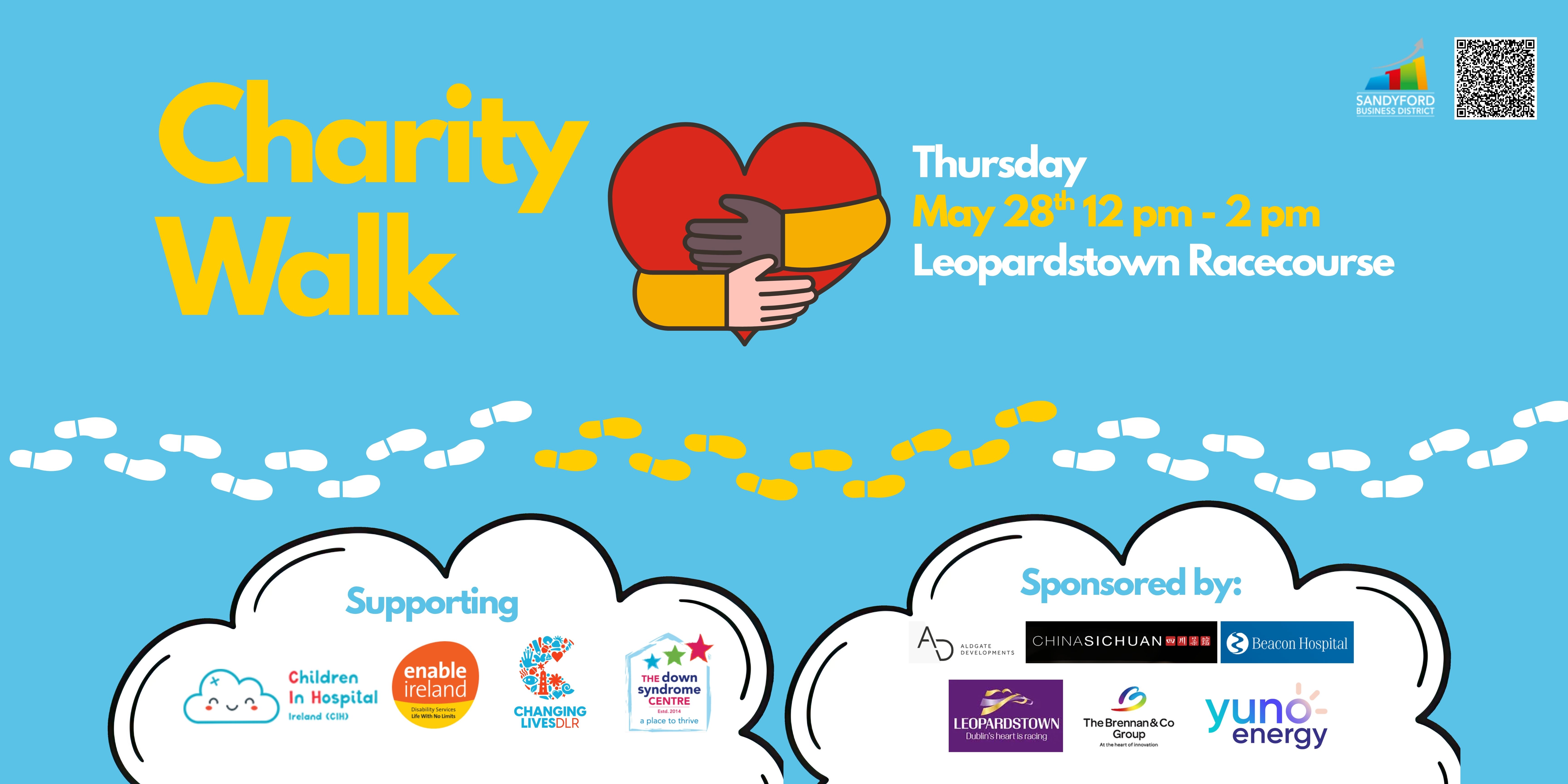 Join the Sandyford Business District Charity Walk! Thursday May 28th 12pm- 2pm – Leopardstown Racecourse gallery image