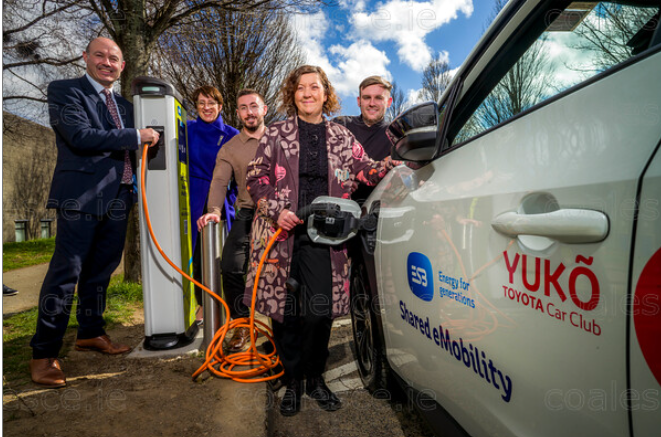 Shared eMobility hub pilot in Sandyford Business Park 