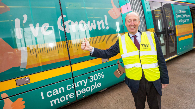 Luas Green Line Trams are Getting Bigger!