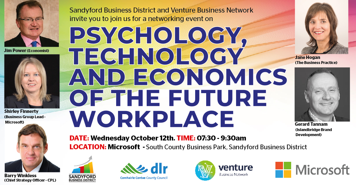Sandyford Business District Networking Event in Microsoft October 12th 